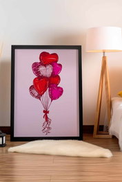 Wallity Artplstksyh18 - 3348 Pintura Decorativa Enmarcada Multicolor